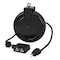 Alert Reel Mfg ProReel Retractable Cord Reel, 15 Amp, 20' 12/3 SJTOW, Quad Outlets w/Circuit Breaker 5020TF-4C - alternate 1