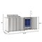 Koolmore 90 in. Outdoor Kitchen Suite with White Stone Counter and Sides, 4-Burner Low-Profile Grill KM-OKI-1595 - alternate 7