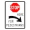 Sign Solutions Usa Traffic Sign, 30 in Width, Aluminum Sign, Vertical Rectangle DUS12DWT3042R1-5cR - alternate 1