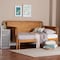 Baxton Studio Lucera Bobbin Expandable Daybed, Oak Brown 263-14376-ZORO - alternate 3