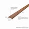 M-D Building Products 1-1/4 In. X 36 In. Cherry Aluminum METAL DECOR Seam Binder w/ Screw Nails 40136 - alternate 4