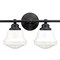 Vaxcel Huntley 4 Light Bronze Farmhouse Schoolhouse Bathroom Vanity Fixture W0172 - alternate 3