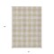 Homeroots 3' X 5' Beige And Gray Plaid Washable Indoor Outdoor Area Rug 595367 - alternate 4