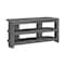 Homeroots 42in Ash Gray Open Shelving TV Stand 332878 - alternate 1