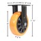 Vestil Polyurethane Rigid Caster 6 In. Diameter x 2 In. Width 836 Lb. Capacity Orange/Black CST-BN-6X2PUP-R - alternate 2