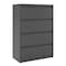 Hirsh 36" W 4 Drawer Lateral File Cabinet, Charcoal, A4/Legal/Letter 17632 - alternate 1