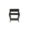 Homeroots 23" Black Wood Bow Leg End Table With Two Shelves 286309 - alternate 1