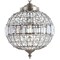 Jonathan Y Georgina 12" Crystal/Metal LED Pendant, Antique Brass JYL6110A - alternate 5