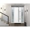 Vdomdoors Steel Door Deux 1713 White Enamel 2 Sidelight Exterior Black Windows Stainless Inserts Single Moder DEUX1713EXD-BEM-W14+36+14 x H80-Right-hand Inswing - alternate 4