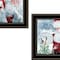Homeroots Set Of Two Santas Blessings Black Framed Print Wall Art, 2PK 407916 - alternate 2