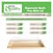 Ecoquality 1.0L Compostable Natural Sugarcane Bagasse With Lid Small Take Out Sushi Tray, 100PK EQ1LSUSHIWL-100 - alternate 3