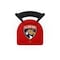 Holland Bar Stool Co 30" Blk Wrinkle Florida Panthers Swivel Bar Stool, Ladder Back L01430FlaPan - alternate 2