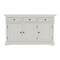Homeroots Modern Farm White Three Door Buffet Server 388248 - alternate 1