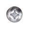 Auveco 1/4in-20 x 1 1/4in Phillips Pan Head Machine Screw Zinc, 50PK 15401 - alternate 2