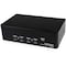 Startech.Com 4 Port Dual DVI USB KVM Switch w/ Audio & USB Hub SV431DD2DUA - alternate 1