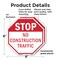 Signmission Stop No Construction Traffic, 6 inch X 6 inch, Plastic Sign, 2PK OC-P-2PACK-6-110 - alternate 5