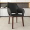 Leisuremod Vivara Collection Modern Dining Chair in Dark Grey VC23DGR - alternate 6