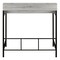 Homeroots 47" Gray and Black Wood and Metal Computer Desk 489895 - alternate 6