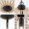 Jonathan Y Abril 12.5" 1-Light Rustic Bohemian Iron/Wood Bead LED Pendant, Oil Rubbed Bronze/Brown JYL9930A - alternate 4