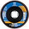 Pferd 4-1/2'' X-LOCK POLIFAN Flap Disc - Z PSF STEELOX, Zirconia, 80 Grit, Conical 60763 - alternate 3
