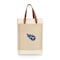 Picnic Time Family Of Brands Tennessee Titans - Pinot Jute 2 Bottle Insulated Wine Bag, (Beige) 539-02-187-314-2 - alternate 1