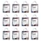 Supremeplus Recycled Color Knit T-Shirt Cleaning Rags, 2 lbs. Bag, Pack of 12, 12PK SP-0837 - alternate 1