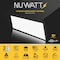 Nuwatt 1x4 LED Flat Panel Light Surface Mount, 0-10V Dimmable, 3CCT 3000K-5000K, 4000LM, Black, 2PK NW-SM-1X4-40W-3CT-UV-BLK-2P - alternate 2
