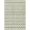 Homeroots 10' X 14' Artichoke Green And Ivory Quatrefoil Washable Indoor Outdoor Area Rug 583197 - alternate 2