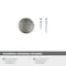 Amerock Premise 1-1/4 inch (32mm) Diameter Satin Nickel Cabinet Knob, 10PK 10VMP36843G10 - alternate 2