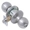Tell Light Duty Commercial Storeroom Knob Lockset, Stainless Steel Finish CL101705 - alternate 1