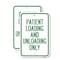 Signmission Patient Loading and Unloading Only, 18'' X 24'' 2 Signs, Heavy Gauge Aluminum, 2PK A-1824-2PACK-23339 - alternate 1