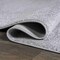 Jonathan Y Haze Solid Low-Pile Light Gray 6 ft Square Area Rug SEU100K-6SQ - alternate 4