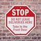 Signmission Stop Do Not Leave Deliveries Here T, 10 inch X 10 inch, Aluminum Metal Signs, 2PK OC-A-2PACK-10-48 - alternate 3