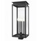 Z-Lite Nova 4 Light Outdoor Post Mount Fixture, Black/Clear, 10.5 In W x 26.75 In H 5018PHBS-BK - alternate 1