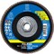 Pferd 4-1/2'' Flap Disc, 5/8''-11 Thread, 60 Grit, Z START STEELOX, Type 27, Flat, Zirconia 63928 - alternate 1