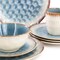 Elama Leann 16 Piece Stoneware Dinnerware Set in Blue and Beige ELM-LEANN - alternate 6