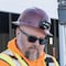 Klein Tools Full Brim Hard Hat, Polymer-Fiber, Nylon, POM, 6-Point Point One-Hand Ratchet, Rear Pivot, Brown 60447 - alternate 3