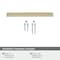 Amerock Monument 3-3/4 inch (96mm) Center-to-Center Golden Champagne Cabinet Pull, 10PK 10VMP36570BBZ - alternate 3