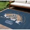 Homeroots 7' X 9' Blue Indoor Outdoor Area Rug 573709 - alternate 1