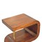 Homeroots 24" Brown Solid Wood Round Nightstand 651889 - alternate 7