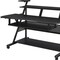 Homeroots 67" Black Wood and Metal Rolling Computer Desk 491535 - alternate 3