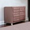 Homeroots 40" Pink Solid and Manufactured Wood Six Drawer Double Dresser 486518 - alternate 2