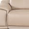 Homeroots 107" Beige Top Grain Leather Reclining USB Sofa 643694 - alternate 6