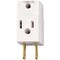 Leviton Wht 15A 3-Outlet Cube Tap R56-00531-01W - alternate 2