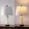 Jonathan Y Eliza 23" Transitional Modern Alabaster/Metal LED Table Lamp, Natural/Black JYL5021B - alternate 6