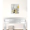 Homeroots 20" Modern Yellow and Black Flower in Bloom Canvas Wall Art 398993 - alternate 3