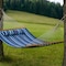 Homeroots Light Blue And Dark Blue Striped Double Hammock 643964 - alternate 1