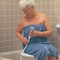Carex Health Brands White Shower Spray 8 in. H X 2.5 in. L FGB21500 0000 - alternate 2