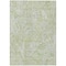Homeroots 10' X 14' Artichoke Green And Fern Green Abstract Washable Indoor Outdoor Area Rug 588467 - alternate 4