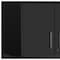 Homeroots 28" Black Wall mounted Accent Cabinet With Four Shelves 546370 - alternate 8